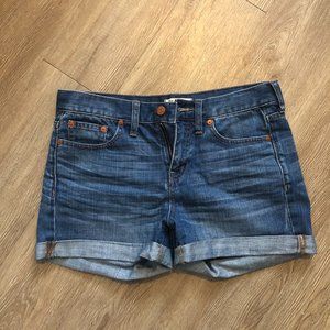 Madewell Denim Cuffed Shorts